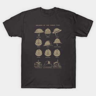 Helmets of the World War 1 T-Shirt